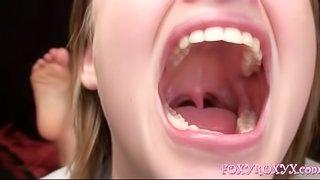 HER OPEN MOUTH
