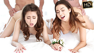 Melissa Moore And Riley Reid in Prom Night  - TeamSkeet