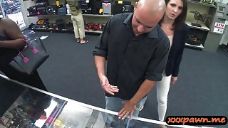 Pawn keeper fucking hard somebodys wife in the pawnshop