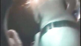 round ass cheeks upskirt for a stroll late at night with girlfriend