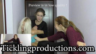 Tickling Natasha part 5 - Hold her still ! - clip is 5:56 min long -